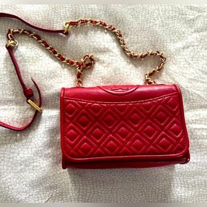 Tory Burch Quilted Small Crossover Bag